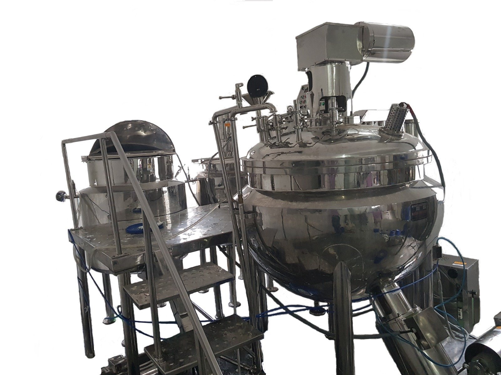 Efficient and high-quality automated system for ointment production in pharmaceuticals.